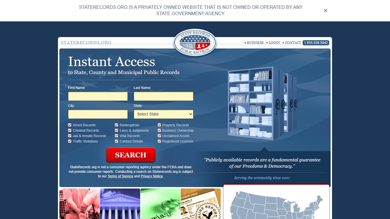 Access State Records Online - StateRecords.org